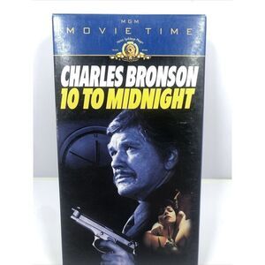 10 To Midnight VHS 1983 Charles Bronson Horror Suspense Action